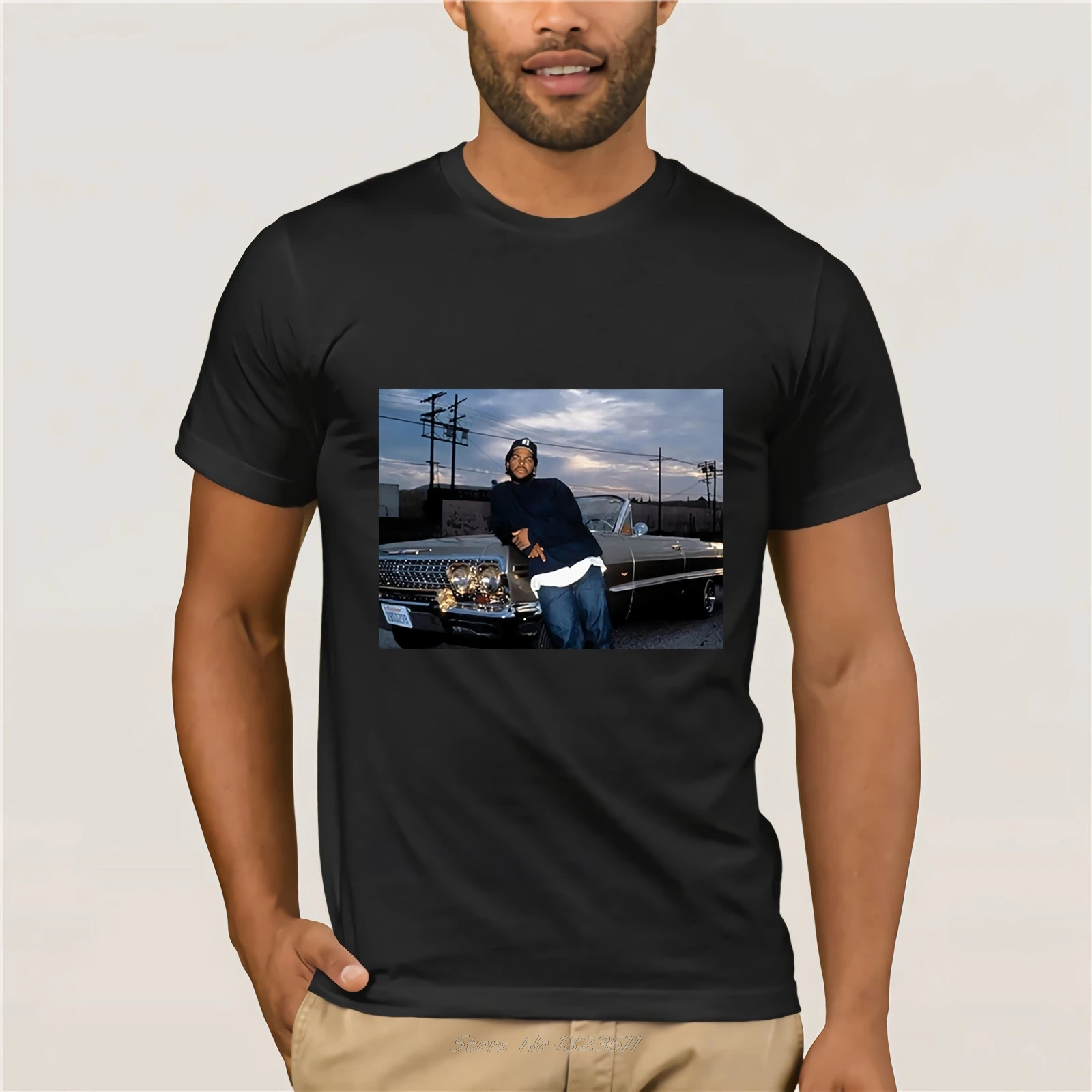 Мужская футболка с капюшоном Doughboy Boyz N The Hood Ice Cube 90's фильмы новая модный топ в