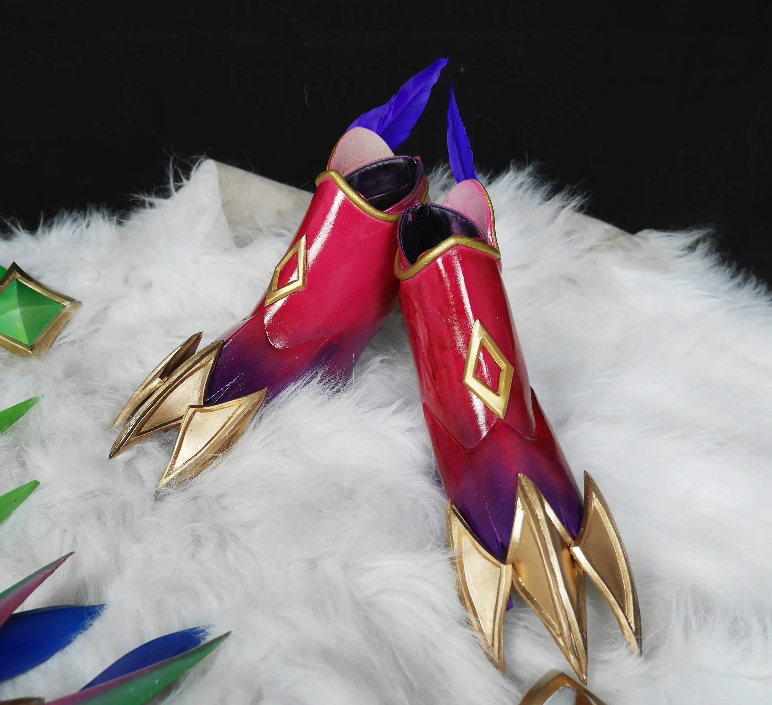 hot game lol star guardian magic girl rebel xayah cosplay