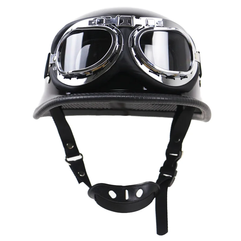 Классный немецкий винтажный мотоциклетный шлем Kask на половину лица для кафе