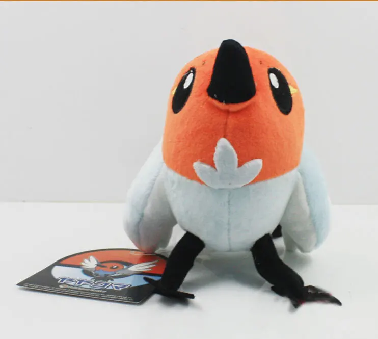 Yayakoma Fletchling Bird Мягкая Плюшевая Кукла японская анимация 13 см детская игрушка игрушки Аниме