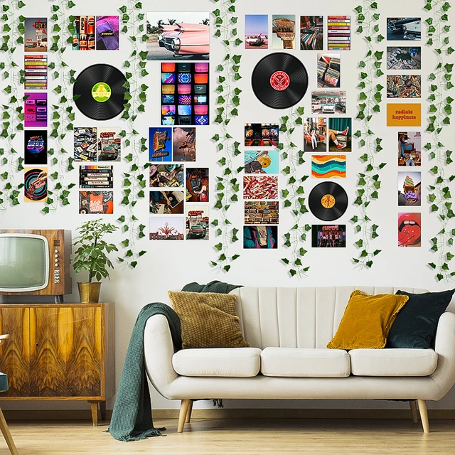 Vinyl Record Records Wall Decor Aesthetic Party Music Decorations  Decoration Room Fake Ornament Vintage Mount Blank Retro Rock S - AliExpress