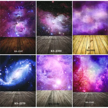 

Vinyl Custom Photography Backdrops Prop Starry floor Theme Photography Background #KS200410-07