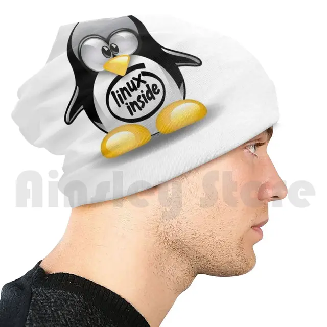 Linux Inside Penguin Logo Beanies 