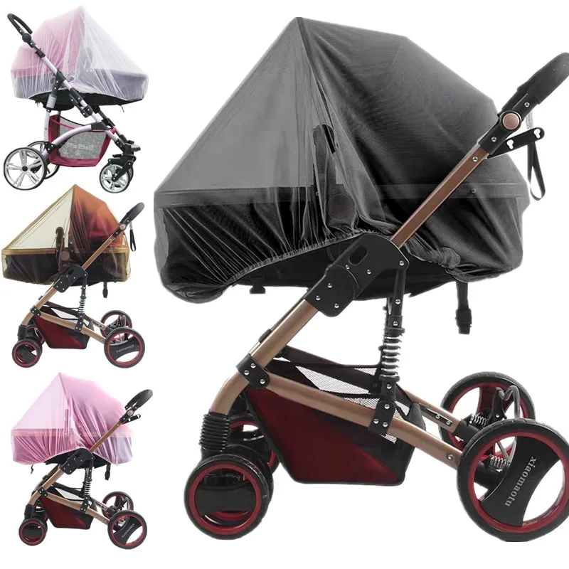 Safe Baby Crib Netting Mosquito Net Children Pushchair Anti-bug Netting Infant Protection Mesh Stroller Accessories Stroller baby stroller accessories set