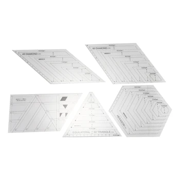 

Durable Quilting Sewing Patchwork Craft Scale Ruler Transparent DIY Handmade Tailor Home Tools Sewing Ruler Plastic
