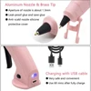 Cordless Hot Melt Glue Gun Child Hand Crafts Home DIY Repair Use 7mm Glue Stick Wireless Glue Gun 3.6V 2000mAh 60 min use time 4