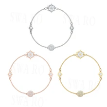 Изысканный Классический ремикс коллекция Снежинка STRAND Дамы Скрытая Магнитная Пряжка браслет ювелирные изделия для подруги подарок на день рождения