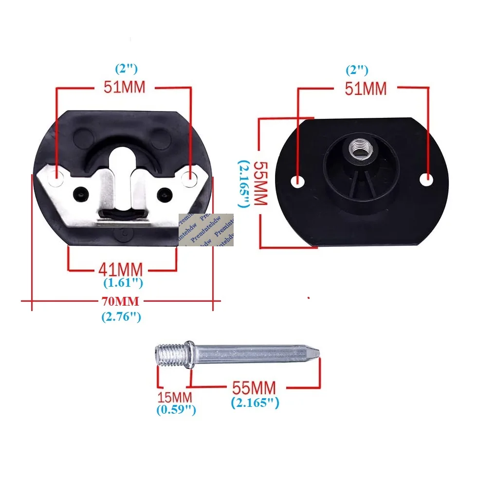 10Pcs Pin Insert Clip Sofa Couch Furniture Sectional Connector