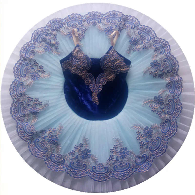 Blue Ballet Dance Costumes Ballerina Girls Kids Child Adult Sleeping Beauty Tutu Swan Lake Dress Women Stage Performance | Тематическая