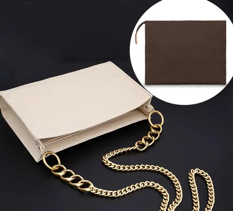 

Conversion Kit For Pouch 26 19 Bag Organizer Insert Gold Chain Acrylic Handle Strap