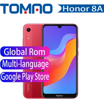

Honor 8A Global Rom Smartphone 3GB RAM 32GB/64GB ROM Android 9.0 MT6765 Octa Core Face ID 6.09'' Fullview 1560X720 Mobile Phone