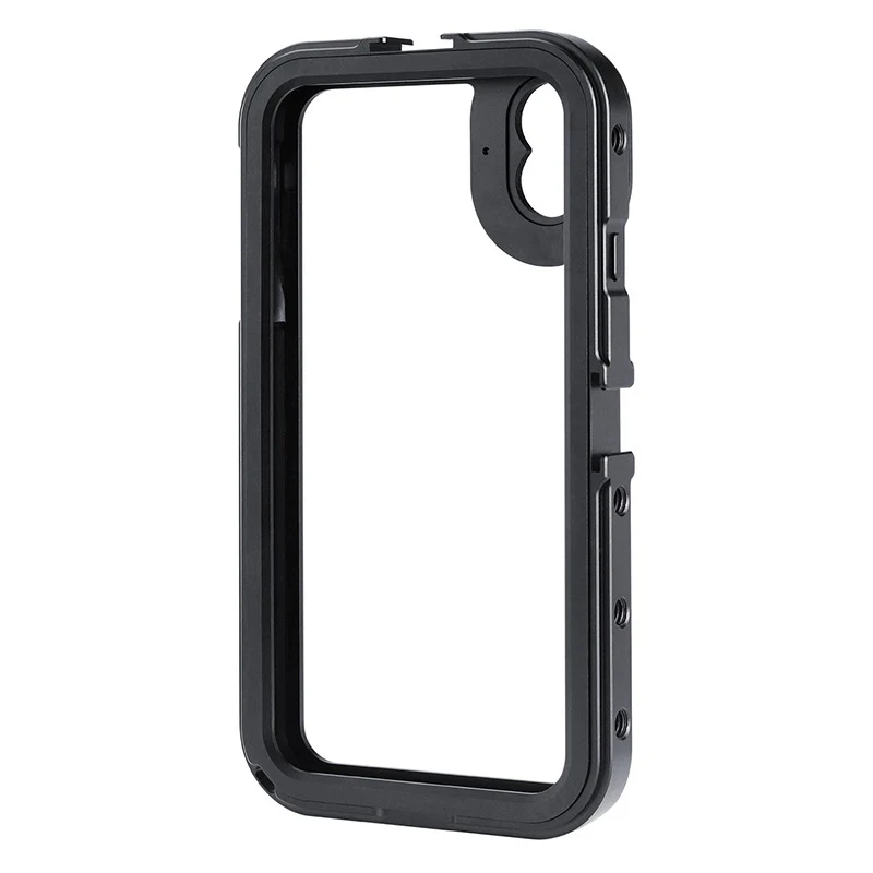 

Aluminum Rig Cage Handheld Phone Stabilizer with Cold Shoe Mounts for iPhone XS/XS Max ING-SHIPPING
