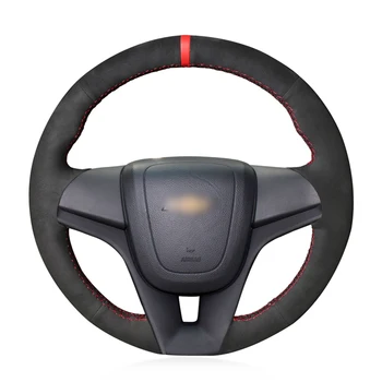

Black Suede Hand Sew Comfortable Soft Steering Wheel Cover for Chevrolet Cruze 2009-2014 Aveo 2011-2014 Orlando 2010-2015