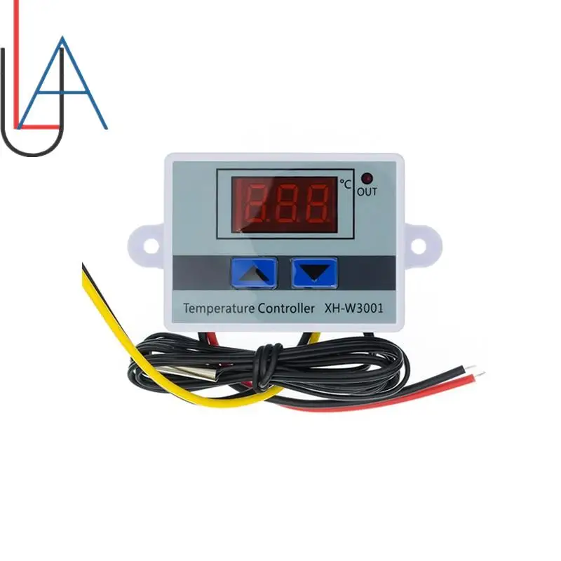 sonde NTC thermostat chauffage Digital LED XH-W3001 Contrôleur de température refroidissement par incubateur interrupteur capteur 