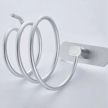 

1*Hair Dryer Storage Organizer Rack Comb Holder Wall-Mounted Stand Bathroom Home