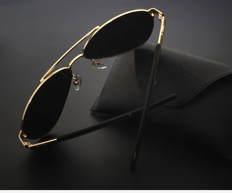 Vazrobe 165mm Oversized Polarized Sunglasses Men Aviation Sun Glasses for Man Brand Designer Driving Outdoor Huge Big Fat Black
