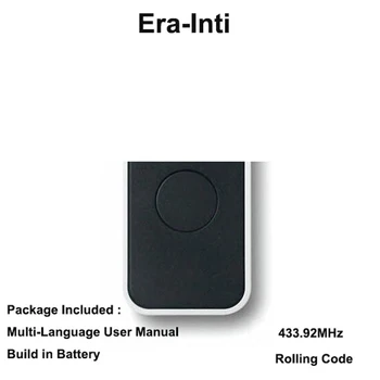 

For Era Inti 2 433.92MHz Rolling Code Remote Control Garage Gate Openers