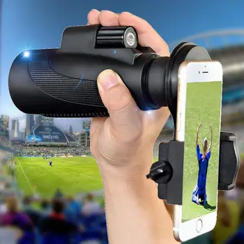 

Monocular Telescopio Astronomico Profesional 40X60 Zoom Lens Monoculars Scope for Adults with Smartphone Adapter+Tripod