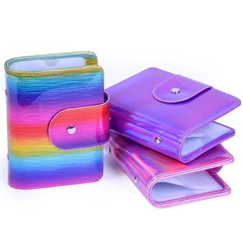 

Template Square Card Nail Plate Manicure Stamp Stencil Holder Nail Art DIY Stickers Bag Folder Nail Accessory Storage Case