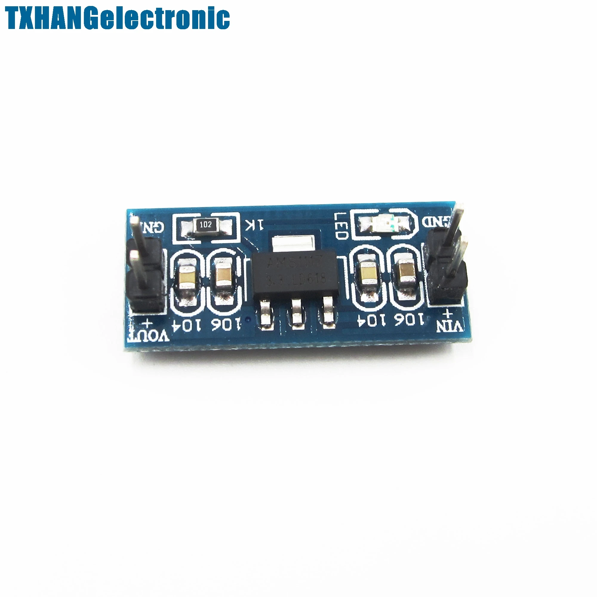 

2 AMS1117-3.3DC / DC buck regulator adapter converter diy kit electronic accessories compatible board tantalum capacitor