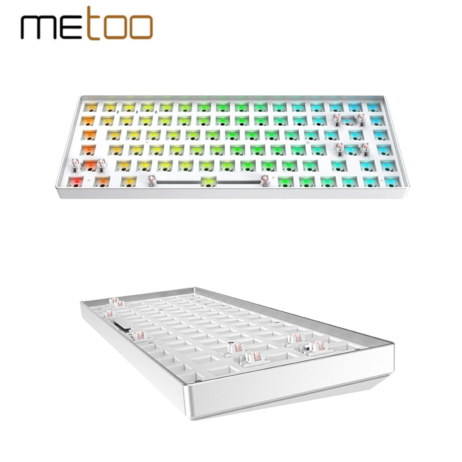 Комплект механической клавиатуры TES84 Hot Swap проводной съемный кабель RGB