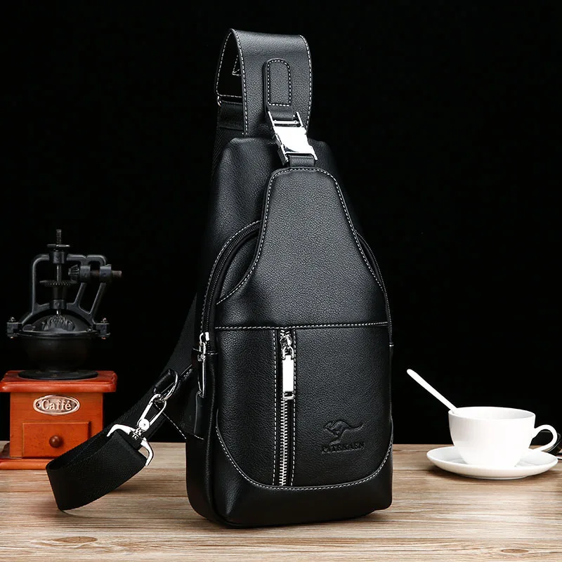 

Daishu New Style Men Chest Pack Casual MEN'S Messenger Bag Sports Shoulder Bag Version Bag Trend Men's Bag