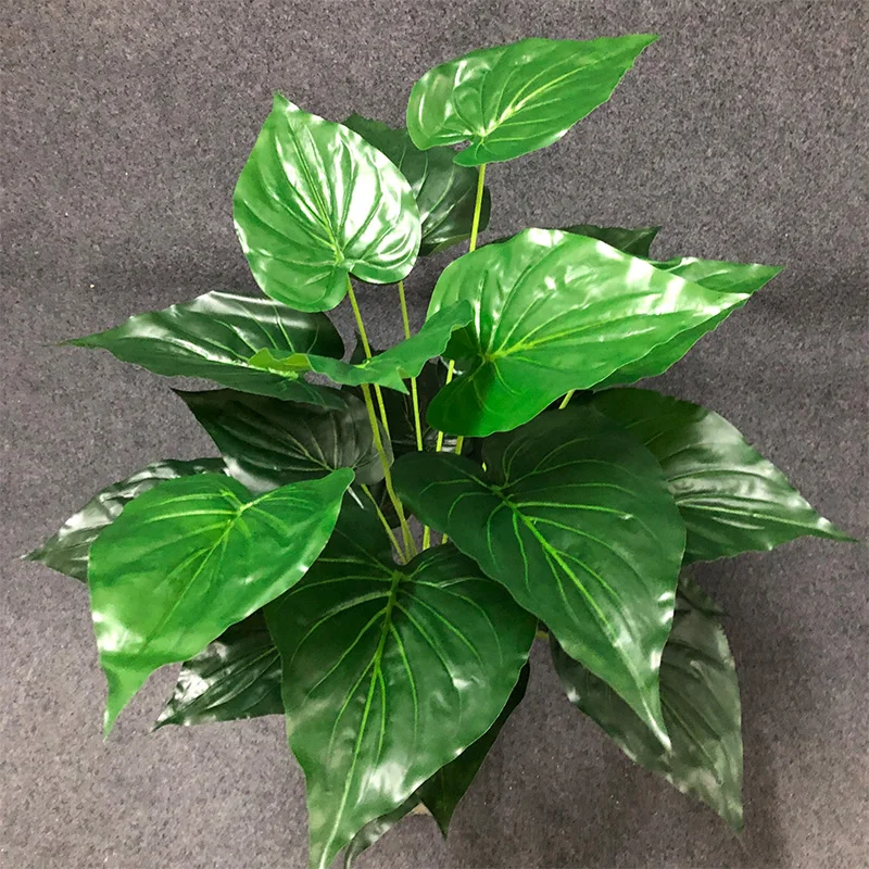 95cm 24 cabeças artificiais plantas de monstera