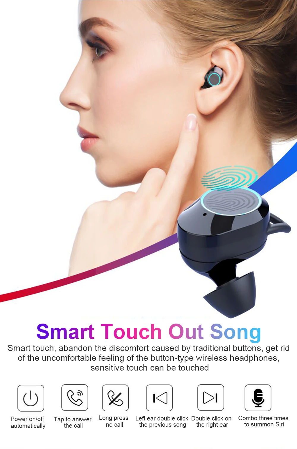 3300 мАч G02 TWS Bluetooth 5,0 9D стерео наушники беспроводные наушники IPX7 водонепроницаемые наушники светодиодный дисплей Smart PowerBank