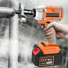 

YLD Electric Impact Wrench 21V Brushless Wrench Socket Li-ion Battery Hand Drill Installation Car/Truck Repair Power Tools