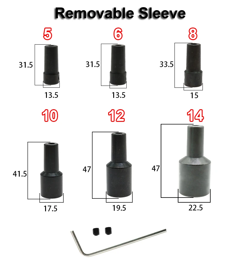 1 шт. 5 мм/6 мм/7 мм/8 мм/10 мм/11 мм/12 мм/14 мм вал двигателя муфта В12 сверлильный патрон Конус шатун