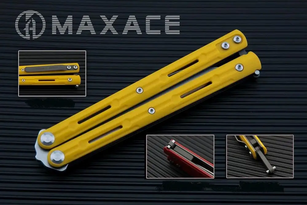Новый Maxace SERPENT STRIKER G10 Ручка 14C28N стальная вареная тупой нож Бесплатная