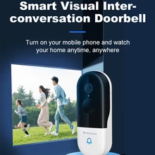 Vstarcam – sonnette vidéo étanche, caméra intelligente, interphone visuel sans fil, Vision nocturne, IP WiFi, sécurité à domicile