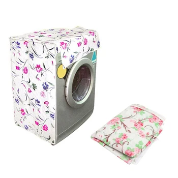 

Exquisite Thick PEVA Washing Machine Cover Waterproof and Dustproof Home Hotel Use Drum Washing Machine Decorative Cover