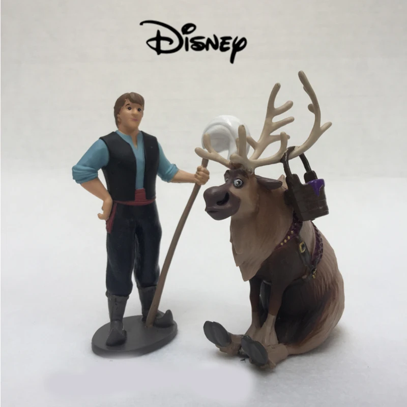 Оригинальные Disney Frozen 2 милые фигурки куклы Олаф Кристофер Свен Эльза Анна Модель