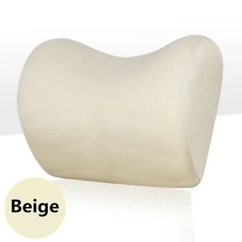 

1X Car Headrest Rest Cushion Car Pillow Neck For Seat Chair In Auto Memory Foam Cotton Mesh Cushion Fabric Cover soft Head Rest