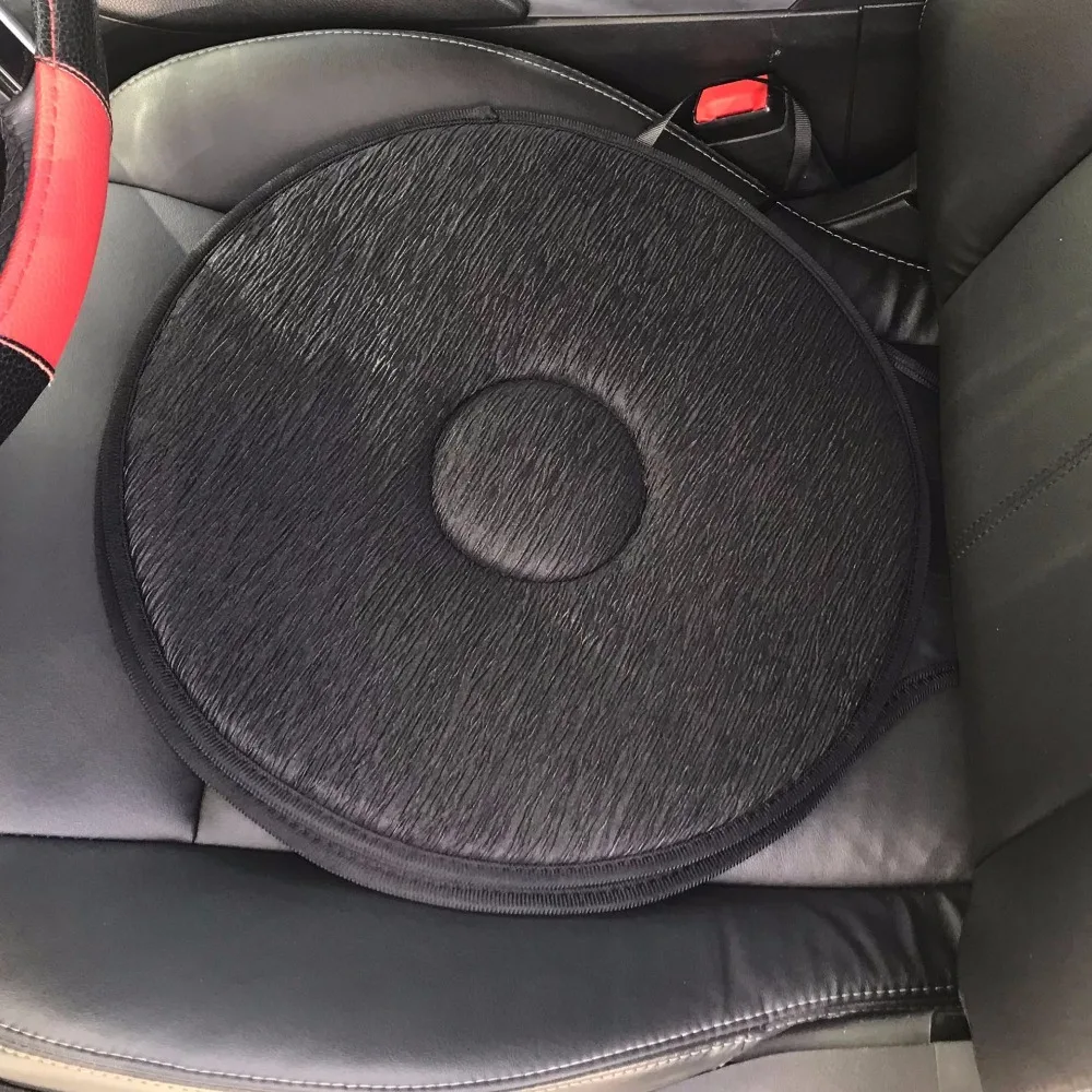Dropshipping 360 Degree Rotation Cushion Car Seat Foam Mobility Aid Chair Seat Revolving Cushion Swivel Car Memory Foam Mat