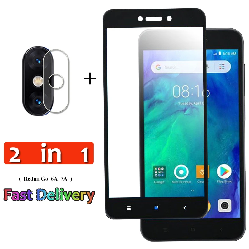 2 в 1 закаленное cтекло Xiaomi Redmi Go 6A 7A kамера Redmi6 защитное стекло на Redmi7 редми 6 а