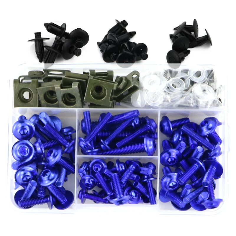 Motorcycle Accessories CNC Aluminum Full Fairing Bolt Kits Bodywork Screws for YAMAHA YZF R1 R1M R15 R25 R3 R6 R125 motorcycle accessories motorcycle fairing