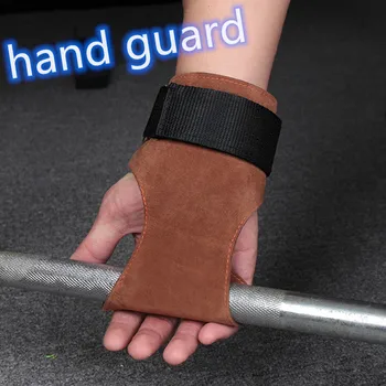 

Leather Anti-skid Training Handle Handguards Large Area Full Palm Weight Lifting Protective Pad Raised Anti-skid To Enhance Grip