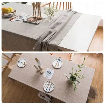 

Linen Tablecloth Embroidery Cotton Tablecloth Lace Wedding and Easter Table Decoration for Partiestablecloths Rectangle