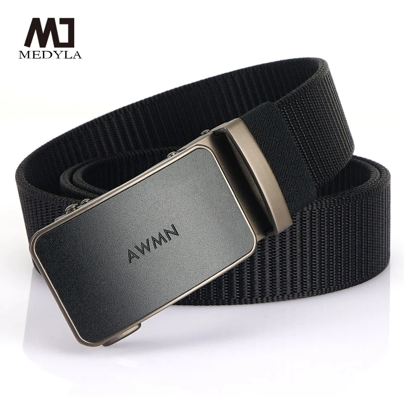 Official Genuine Quick Unlock Men's Metal Buckle Fashion high Quality Nylon Anti Allergy Belt Business Automatic | Аксессуары для