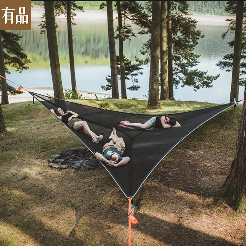Портативный гамак Xiaomi многофункциональный для кемпинга с треугольным ковриком