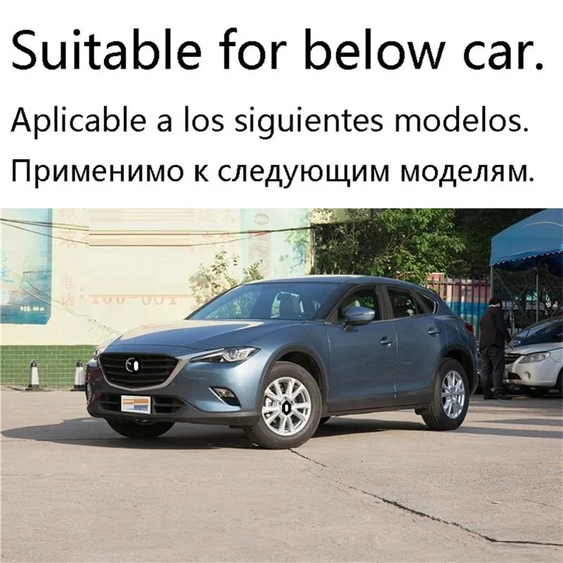 Навигационные автомобильные хромированные декоративные модифицированные Чехлы для стайлинга автомобилей защитные аксессуары для модификации 14 15 16 для Mazda CX-4