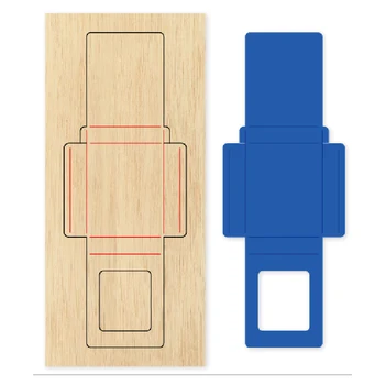 

Square Box DIY Cutting Mold Wood Dies For Leather Blade Rule Cutter For DIY Leather Crafts
