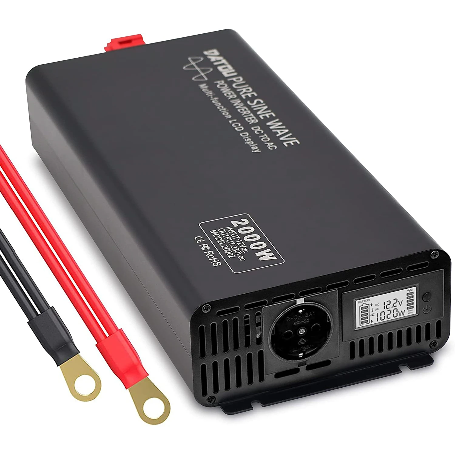 センチ (新品) パワー インバーター 2000 ワット DC 12V から AC 120V