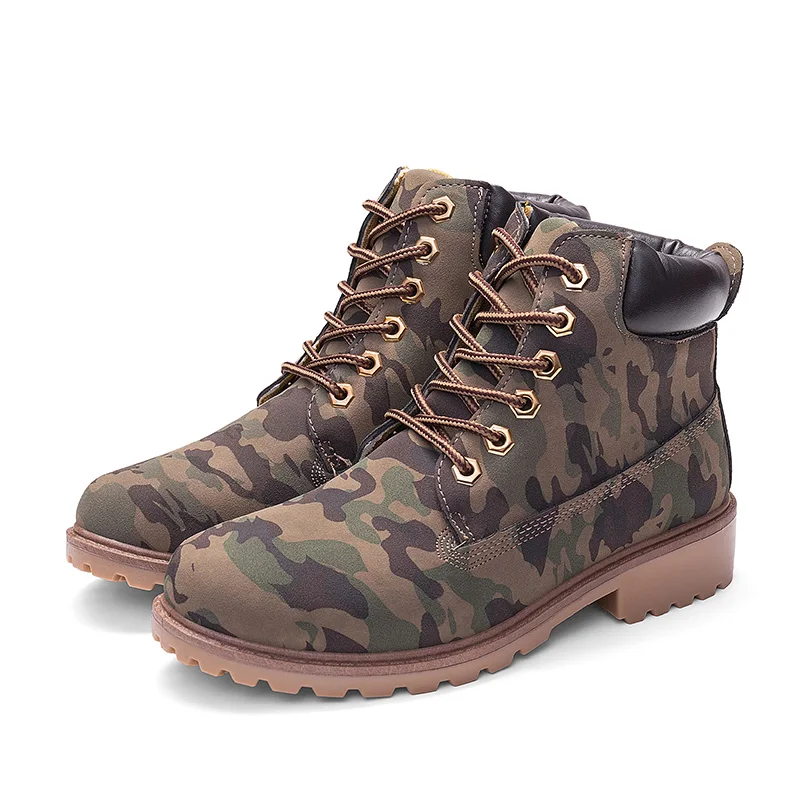 army green Женские ботинки; зимняя обувь; женские ботинки на плоской подошве; теплые Брендовые женские ботильоны; женские зимние ботинки; Botas mujer bota; женские ботинки - Цвет: army green