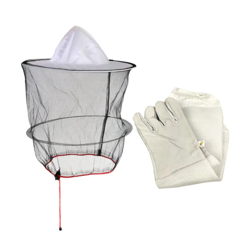 1 set Beekeeping Gloves Anti-Bee Hat For Beekeeper Protect Tool Apiculture | Дом и сад