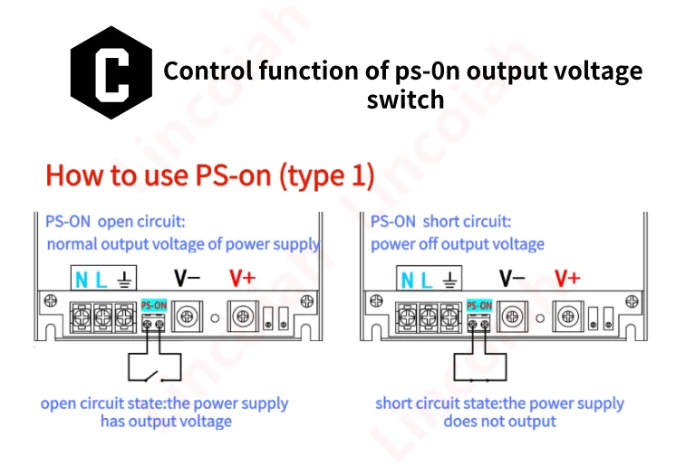 Description Picture 6 of itemPFC Switching Power Supply 0-24V 30V 36V 45V 48V 60V 72V 110V 150V Adjustable Voltage 110V/220V Ac/Dc Smps For LED Strips Motor