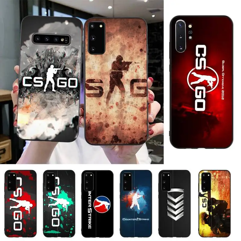 Babaite CS Go Cover Black Soft Shell Phone Case For Samsung S20 S10 S8 S9 Plus S7 S6 S5 Note10 Note9 S10lite | Мобильные телефоны и