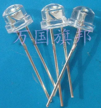 

Free Delivery. LED light-emitting diodes, 5 mm straw hat White hair blue blue 40 yuan 1000 only